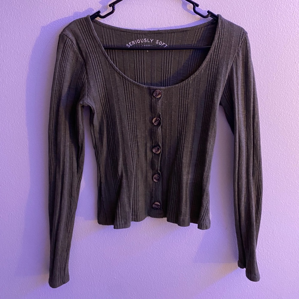 Olive Green Aeropostale Long Sleeve